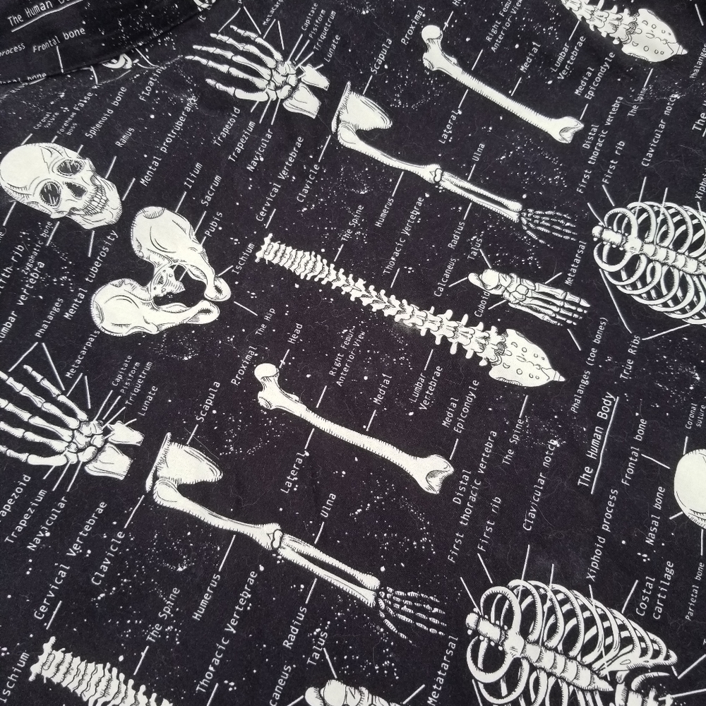 Folter Glow in the Dark  Bones Skirt